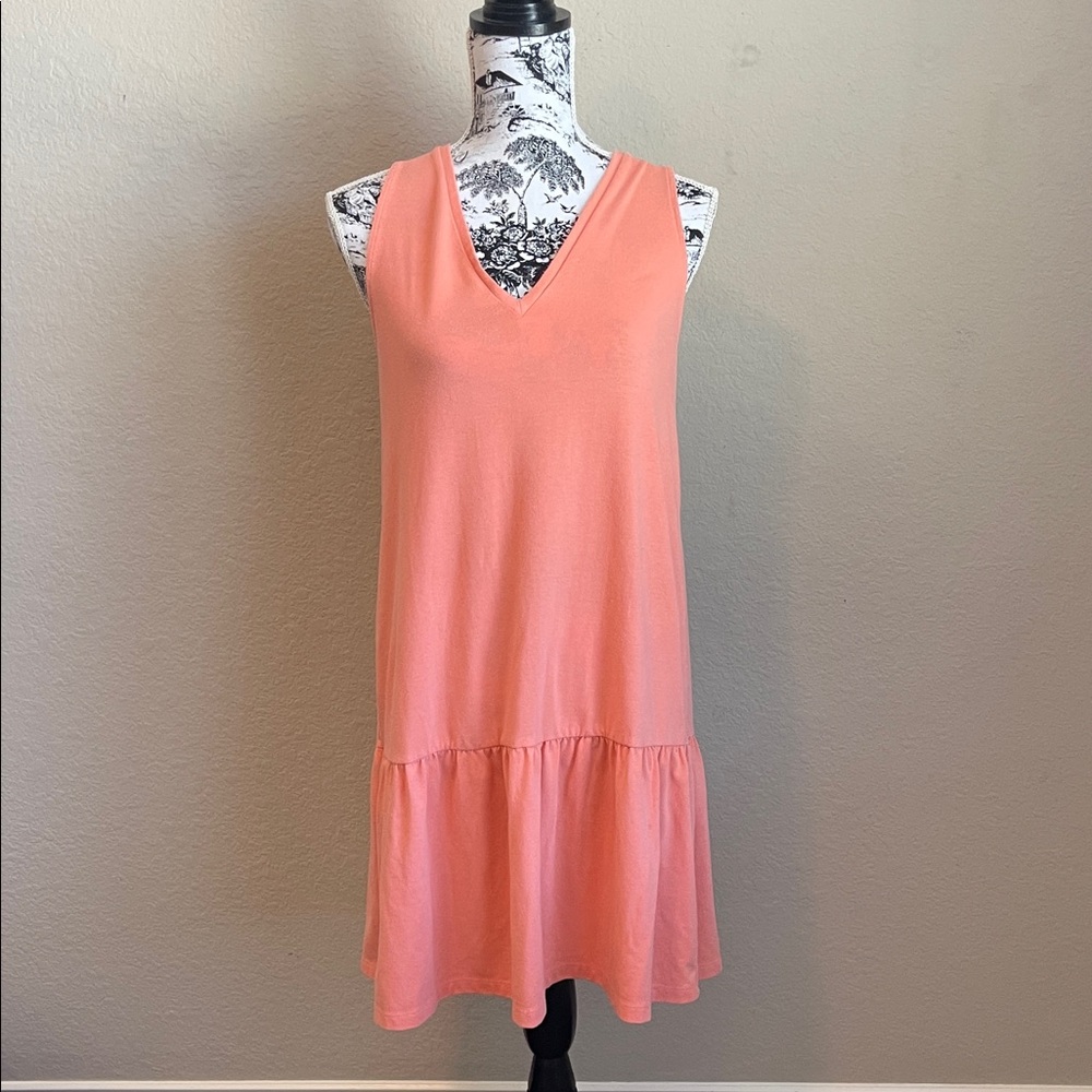 A New Day Coral Sleeveless Dress